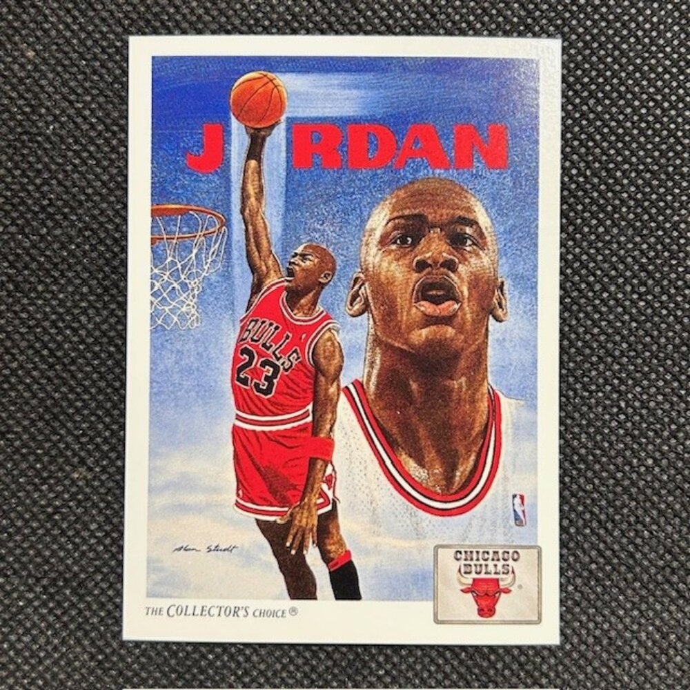 1991-92 Upper Deck - Team Checklist Michael Jordan #75 Chicago Bulls